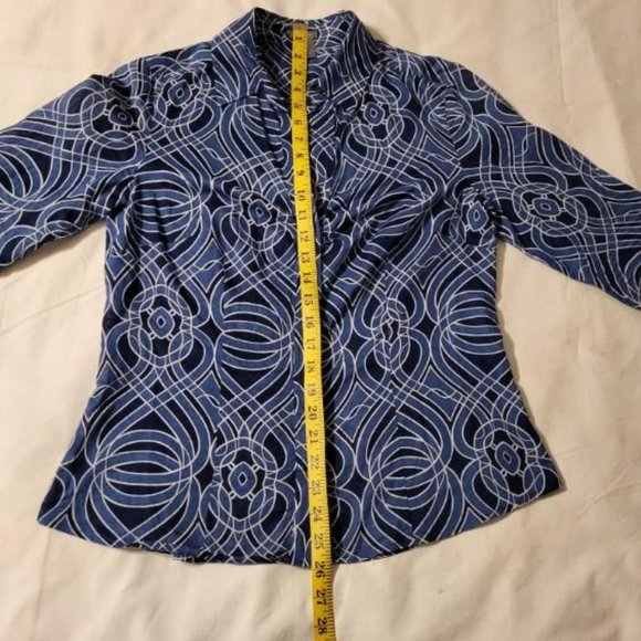 Colourful Print Ann Taylor size 8 shirt - Picture 6 of 8